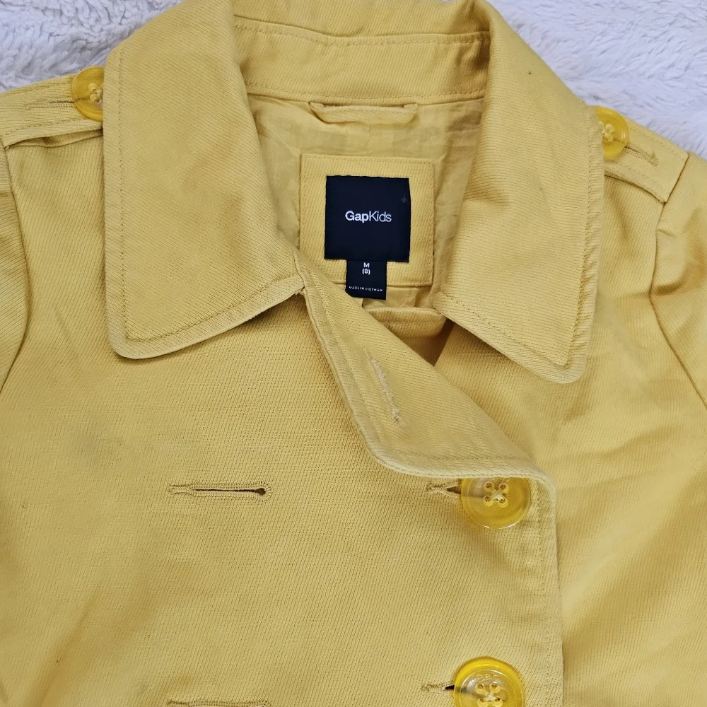 Gap kids medium size 8 citron crop jacket sunnyside